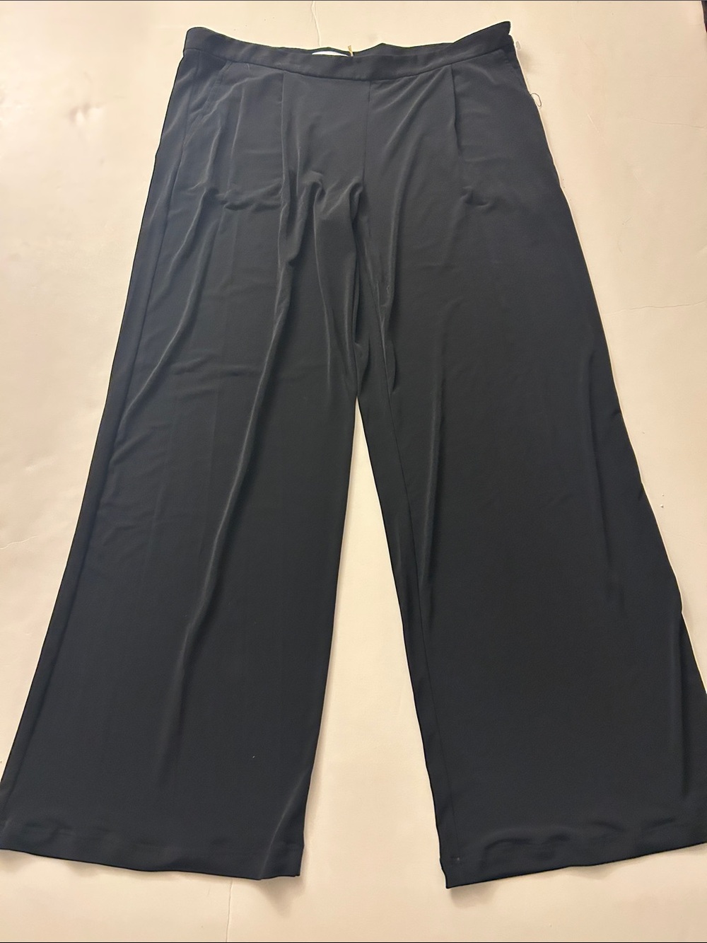 Calvin Klein Black Wide-Leg Pants